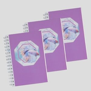 Miliko Rumble Fish Polygon 3 Notebooks(Dot Grid)
